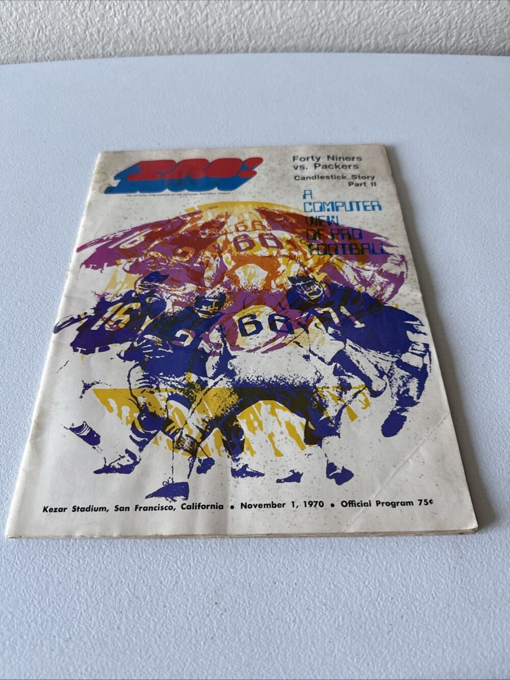 Boston Patriots Buffalo Bills 1970 Football Program Read Bonus's